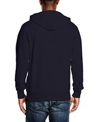 dunkelblauer Pullover mit einem Kapuze von Nicce London