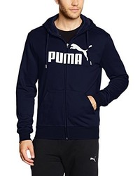 dunkelblauer Pullover mit einem Kapuze von Puma