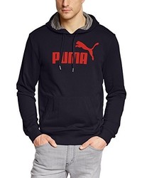 dunkelblauer Pullover mit einem Kapuze von Puma