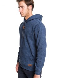 dunkelblauer Pullover mit einem Kapuze von Quiksilver