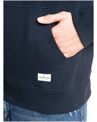 dunkelblauer Pullover mit einem Kapuze von Quiksilver