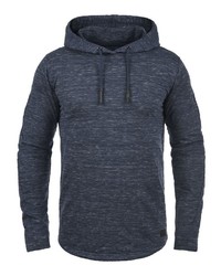 dunkelblauer Pullover mit einem Kapuze von Redefined Rebel