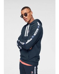 dunkelblauer Pullover mit einem Kapuze von Reebok Classic