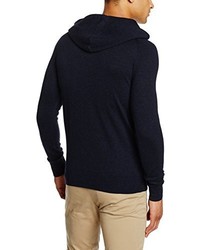 dunkelblauer Pullover mit einem Kapuze von Scotch & Soda