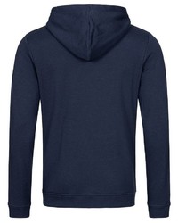 dunkelblauer Pullover mit einem Kapuze von super natural