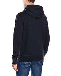 dunkelblauer Pullover mit einem Kapuze von Superdry