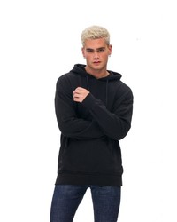 dunkelblauer Pullover mit einem Kapuze von Tom Barron