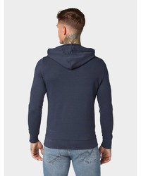 dunkelblauer Pullover mit einem Kapuze von Tom Tailor Denim