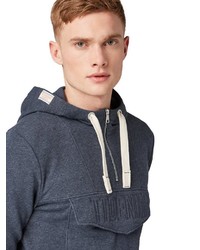 dunkelblauer Pullover mit einem Kapuze von Tom Tailor Denim