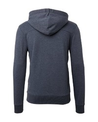 dunkelblauer Pullover mit einem Kapuze von Tom Tailor Denim