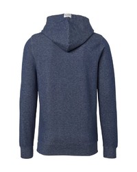 dunkelblauer Pullover mit einem Kapuze von Tom Tailor Denim