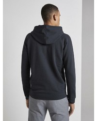 dunkelblauer Pullover mit einem Kapuze von Tom Tailor Denim