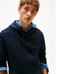 dunkelblauer Pullover mit einem Kapuze von Tommy Hilfiger