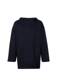 dunkelblauer Pullover mit einem Kapuze von Ts(S)
