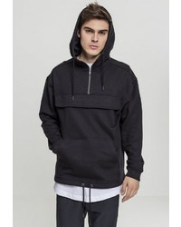 dunkelblauer Pullover mit einem Kapuze von Urban Classics