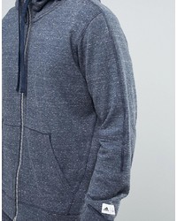 dunkelblauer Pullover mit einem Kapuze von adidas