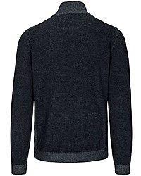 dunkelblauer Pullover mit einem Reißverschluß von BASEFIELD