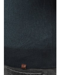 dunkelblauer Pullover mit einem Reißverschluß von BLEND