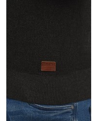 dunkelblauer Pullover mit einem Reißverschluß von BLEND