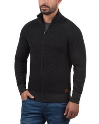 dunkelblauer Pullover mit einem Reißverschluß von BLEND