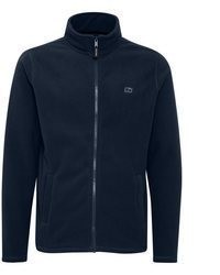 dunkelblauer Pullover mit einem Reißverschluß von BLEND