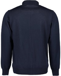 dunkelblauer Pullover mit einem Reißverschluß von Blue Seven