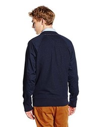 dunkelblauer Pullover mit einem Reißverschluß von Boss Orange