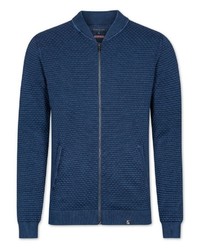 dunkelblauer Pullover mit einem Reißverschluß von colours & sons