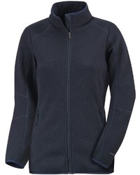 dunkelblauer Pullover mit einem Reißverschluß von Columbia