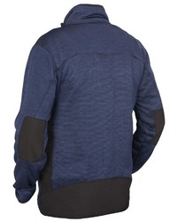 dunkelblauer Pullover mit einem Reißverschluß von Fifty Five