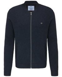 dunkelblauer Pullover mit einem Reißverschluß von Fynch Hatton