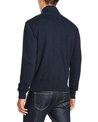 dunkelblauer Pullover mit einem Reißverschluß von Gant