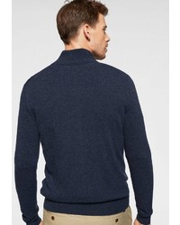 dunkelblauer Pullover mit einem Reißverschluß von Gant