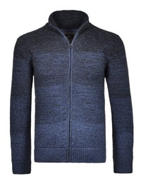 dunkelblauer Pullover mit einem Reißverschluß von RAGMAN