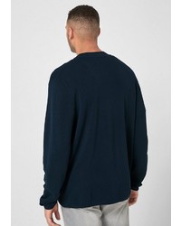 dunkelblauer Pullover mit einem Reißverschluß von S.OLIVER RED LABEL