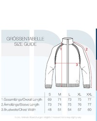 dunkelblauer Pullover mit einem Reißverschluß von Solid