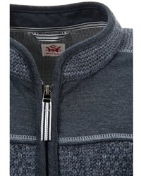 dunkelblauer Pullover mit einem Reißverschluß von SPIETH & WENSKY