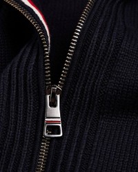 dunkelblauer Pullover mit einem Reißverschluß von Tommy Hilfiger