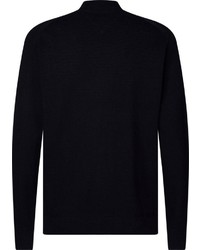 dunkelblauer Pullover mit einem Reißverschluß von Tommy Hilfiger