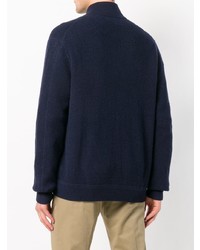 dunkelblauer Pullover mit einem Reißverschluß von Polo Ralph Lauren