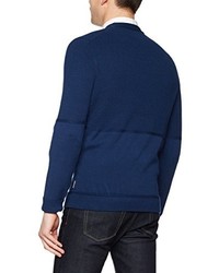 dunkelblauer Pullover mit einem Rundhalsausschnitt von Ben Sherman