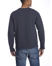 dunkelblauer Pullover mit einem Rundhalsausschnitt von Bench