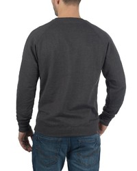 dunkelblauer Pullover mit einem Rundhalsausschnitt von BLEND