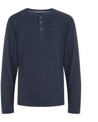 dunkelblauer Pullover mit einem Rundhalsausschnitt von BLEND
