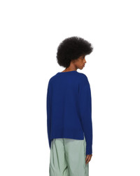 dunkelblauer Pullover mit einem Rundhalsausschnitt von Sies Marjan