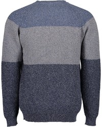 dunkelblauer Pullover mit einem Rundhalsausschnitt von Blue Seven