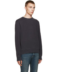 dunkelblauer Pullover mit einem Rundhalsausschnitt von Acne Studios