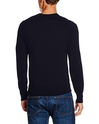 dunkelblauer Pullover mit einem Rundhalsausschnitt von Brooks Brothers