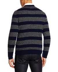 dunkelblauer Pullover mit einem Rundhalsausschnitt von Brooks Brothers