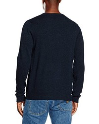 dunkelblauer Pullover mit einem Rundhalsausschnitt von Carhartt